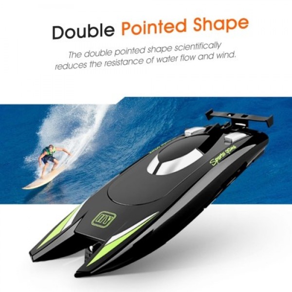 25KM/H High Speed Racing Boat 2 Channels Remote Control Boats for Pools Racing Boat