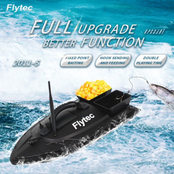 Flytec 2011-5 Fish Finder 1.5kg Loading 500m Remote Control Fishing Bait Boat RC Boat