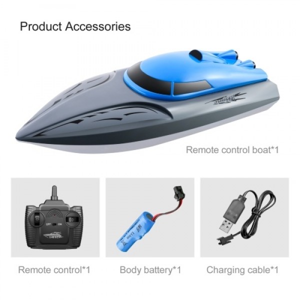 806 2.4G RC Boat 20KM/h Waterproof Toy High Speed RC Boat Racing Boat