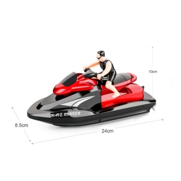 809 2.4Ghz RC Motorboat RC Boat High Speed Remote Control Boat for Pools Lakes Waterproof Toy for Kids Boys and Girls