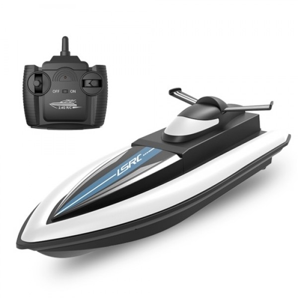 LSRC 2.4GHz RC Race Boat Waterproof Toy with Bag for Lake Pool Sea Gift for Kids Boys Girls