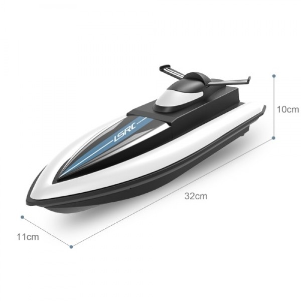 LSRC 2.4GHz RC Race Boat Waterproof Toy with Bag for Lake Pool Sea Gift for Kids Boys Girls