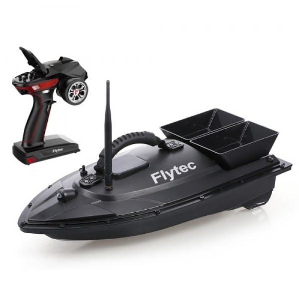 Flytec V500 RC Fishing Bait Boat RC Boat Fish Finder 1.5kg Loading 500M Remote Control Double Motor Night Light