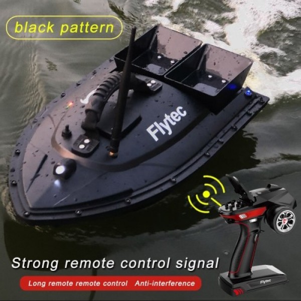 Flytec V500 RC Fishing Bait Boat RC Boat Fish Finder 1.5kg Loading 500M Remote Control Double Motor Night Light