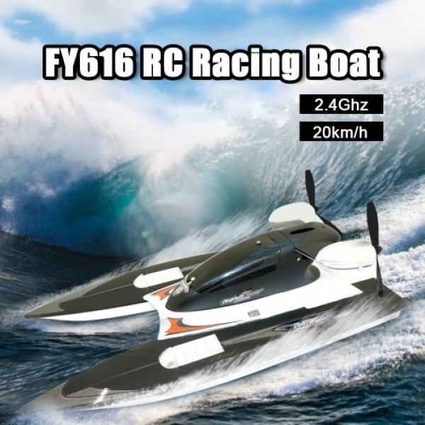 FY616 2.4G 2CH Remote Control Racing Boat 20km/h High Speed Remote Control Boat