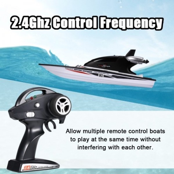 FY616 2.4G 2CH Remote Control Racing Boat 20km/h High Speed Remote Control Boat