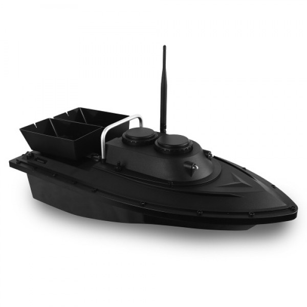 D11 RC Boat Fish Finder Fishing Bait Boat 1.5kg Loading 500m Remote Control Fixed Speed 2 Battery 2 Motors 2 Bait Bin 2 LED Ligh