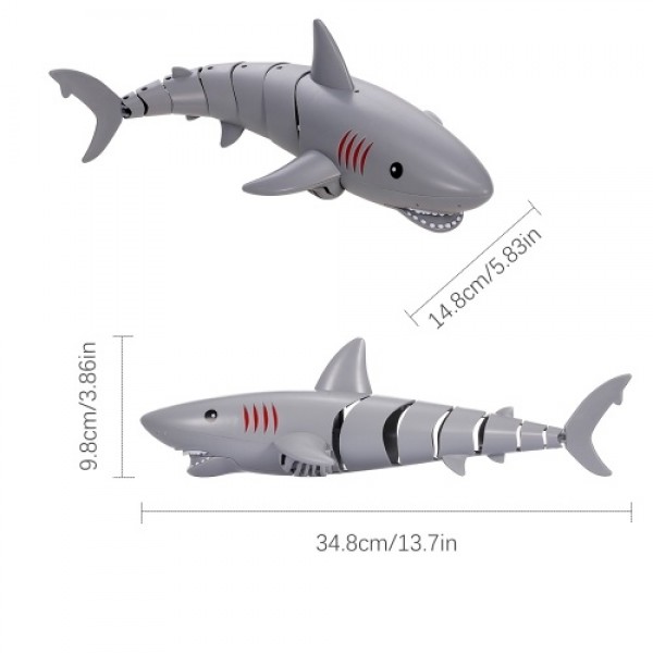 2.4G K23 Mini RC Shark RC Fish Remote Control Toy Underwater RC Boat