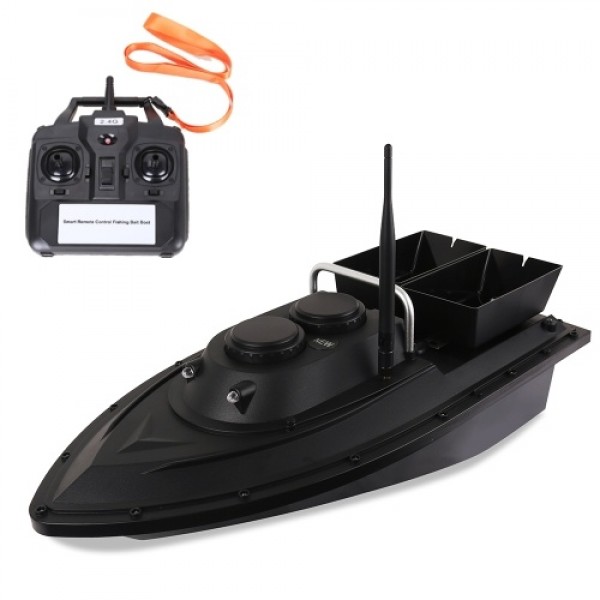 D11 RC Boat Fish Finder Fishing Bait Boat 1.5kg Loading 500m Remote Control Fixed Speed 2 Battery 2 Motors 2 Bait Bin 2 LED Ligh