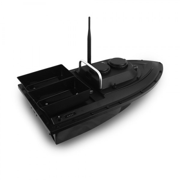 D11 RC Boat Fish Finder Fishing Bait Boat 1.5kg Loading 500m Remote Control Fixed Speed 2 Battery 2 Motors 2 Bait Bin 2 LED Ligh