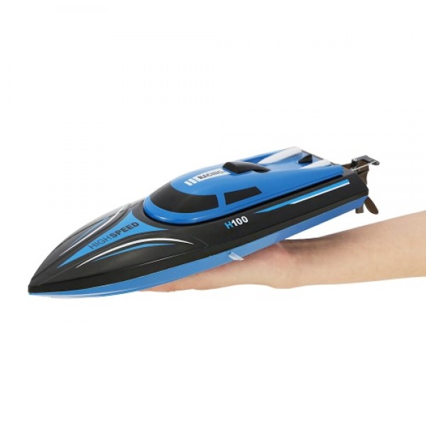 Flytec V002 RC Boat 2.4G Remote Control Electric Racing Boat with Simulation Crocodile Head Spoof Toy