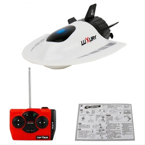 Create Toys Mini RC Submarine Boat RC Toy Remote Control Waterproof Diving Christmas Gift for Kids Boys