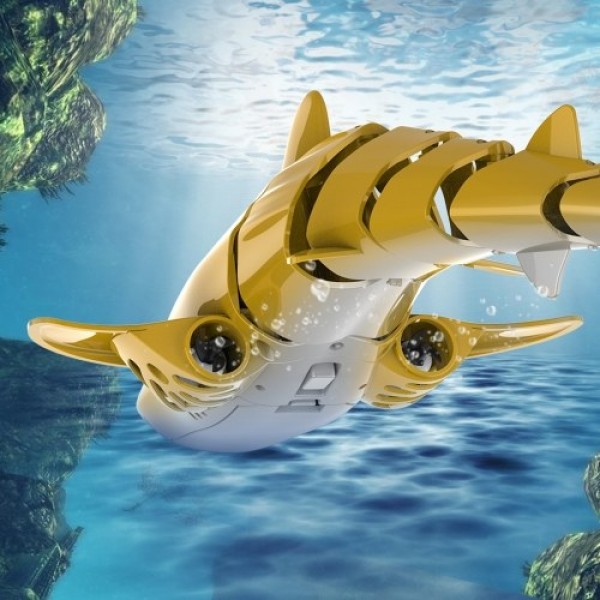 Mini RC Shark Remote Control Toy Swim Toy Underwater RC Boat Electric Racing Boat Spoof Toy