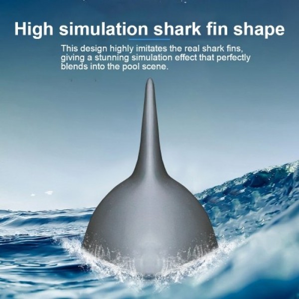 Flytec V302 2.4G RC Boat with Simulation Shark Fin Head 15km/h Electric Racing Boat for Pools Remote Control Spoof Toy