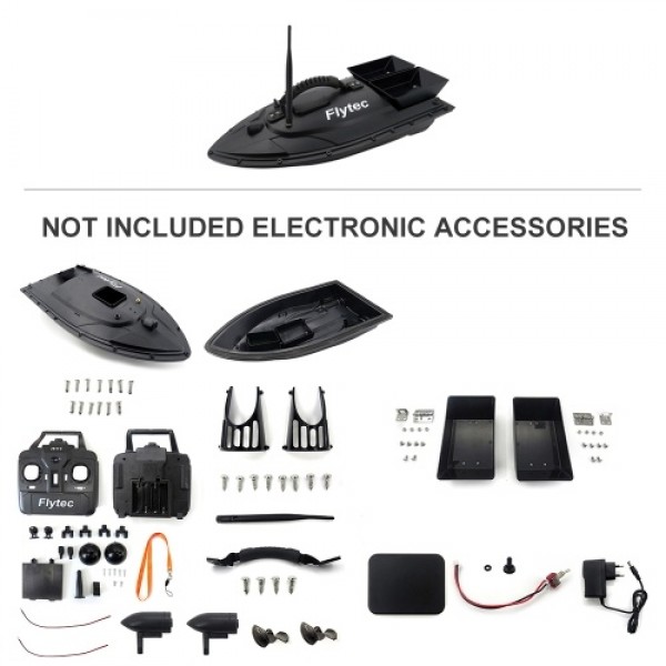 Flytec 2011-5 Fish Finder 1.5kg Loading Remote Control Fishing Bait Boat RC Boat KIT Version DIY Boat