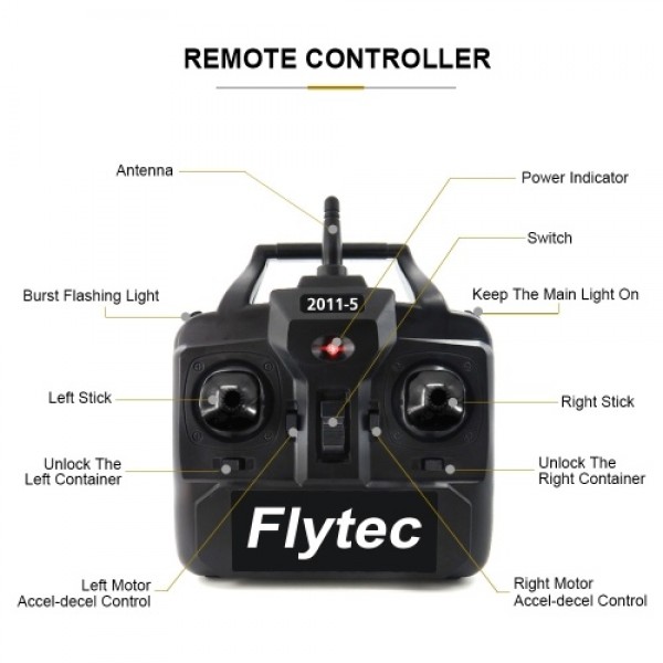 Flytec 2011-5 Fish Finder 1.5kg Loading Remote Control Fishing Bait Boat RC Boat KIT Version DIY Boat