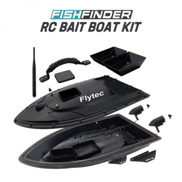 Flytec 2011-5 Fish Finder 1.5kg Loading Remote Control Fishing Bait Boat RC Boat KIT Version DIY Boat