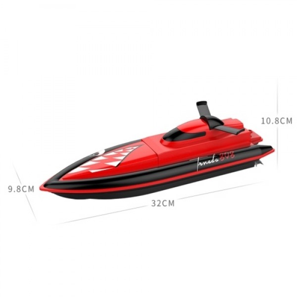 2.4GHz 25Km/h RC Boat Remote Control Boat RC Boat Waterproof Toy Racing Boat Gift for Kids