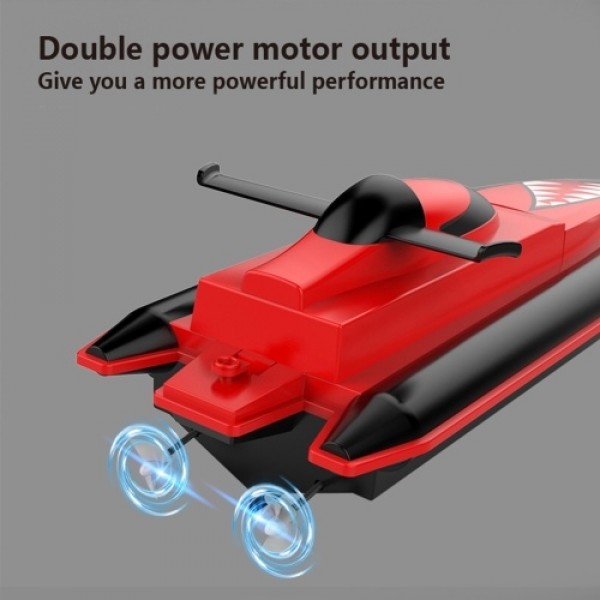 2.4GHz 25Km/h RC Boat Remote Control Boat RC Boat Waterproof Toy Racing Boat Gift for Kids