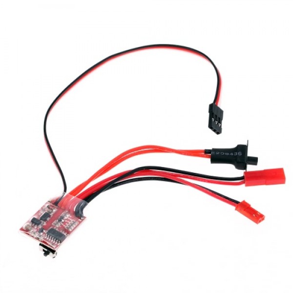 RC ESC 20A Brush Motor Speed Controller w/ Switchable Brake for RC Car Boat Tank