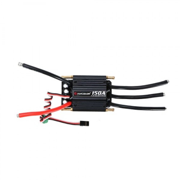 Original Flycolor Waterproof 150A Brushless ESC Electronic Speed Controller with 5.5V/5A BEC for RC Boat