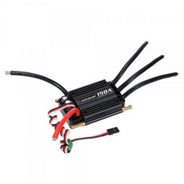 Original Flycolor Waterproof 150A Brushless ESC Electronic Speed Controller with 5.5V/5A BEC for RC Boat