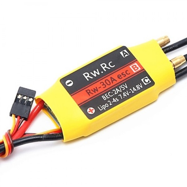 30A Brushless ESC Bidirectional Electronic Speed Controller for RC Car Boat Remote Control Ship