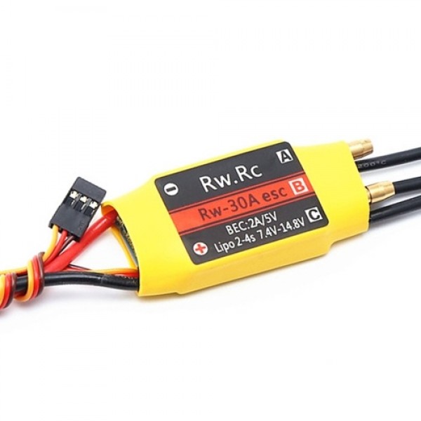 30A Brushless ESC Bidirectional Electronic Speed Controller for RC Car Boat Remote Control Ship