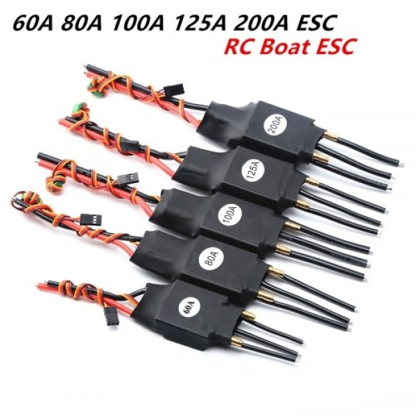 Brushless 100A Water Cooling Electric Speed Controller ESC for RC Boat Ship Model