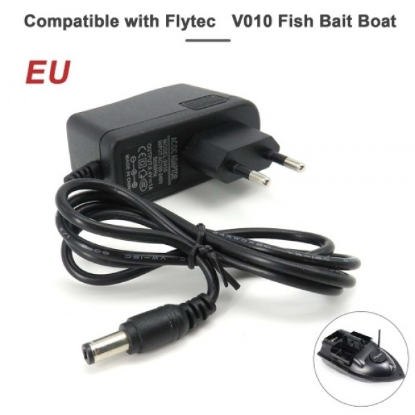 Charger Plug for Flytec V010 Fishing Bait Boat