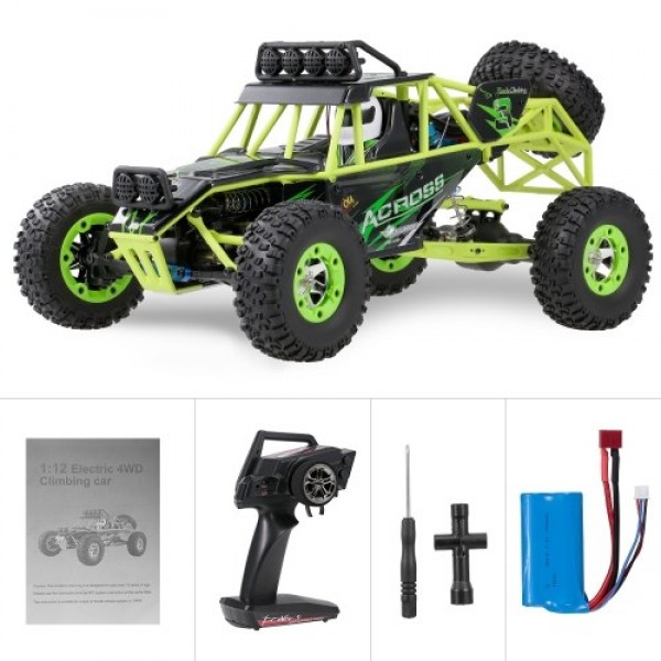 Original Wltoys 12428 1/12 2.4G 4WD 50km/h High Speed RC Car Off Road Car RC Rock Crawler Cross-country RC Truck