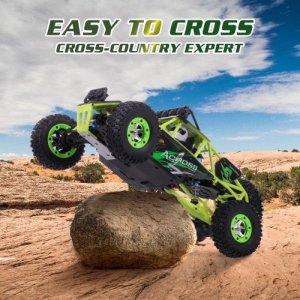 Original Wltoys 12428 1/12 2.4G 4WD 50km/h High Speed RC Car Off Road Car RC Rock Crawler Cross-country RC Truck