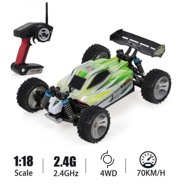 WLtoys A959-B 1:18 2.4GHz RC Car 4WD 70KM/H Off Road RC Trucks