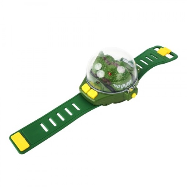 Mini Remote Control Car Dinosaur Toys Watch Remote Control Dinosaur Car Alloy Army Green Blue Color Shipped Randomly