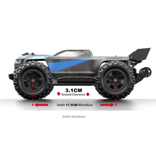 2.4G 4WD 1/16 Off-Road Truck High Speed 38km/h Racing Car RTR Two-way Remote Controller with BT GPS APP