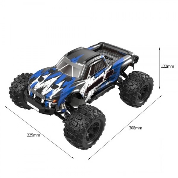 2.4G 4WD 1/16 Off-Road Truck RC Car High Speed 38km/h Racing Car RTR Two-way Remote Controller with BT GPS APP