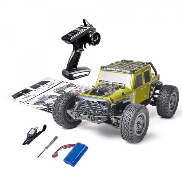 SCY-16103 2.4GHz 4WD 1/16 Off-Road Truck High Speed 38km/h Racing Car RTR with LED Night Light