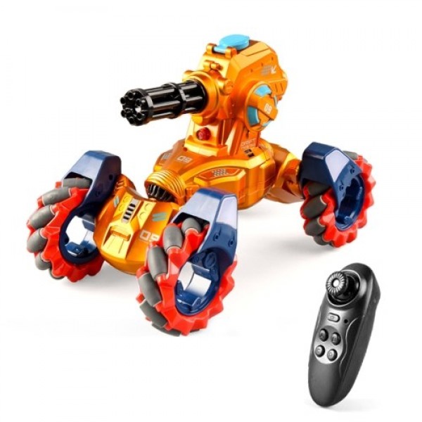 2.4GHz RC Stunt Car Water Bead Car with Function Light Drift Spray 360° Rotate Alloy Body