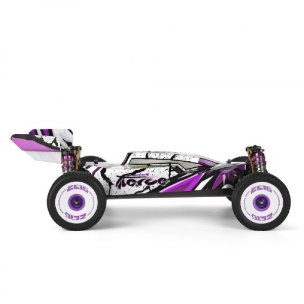 Wltoys 124019 1/12 2.4GHz Racing RC Car 55km/h Off-Road Drift Car RTR 4WD with Aluminum Alloy Chassis Zinc Alloy Gear