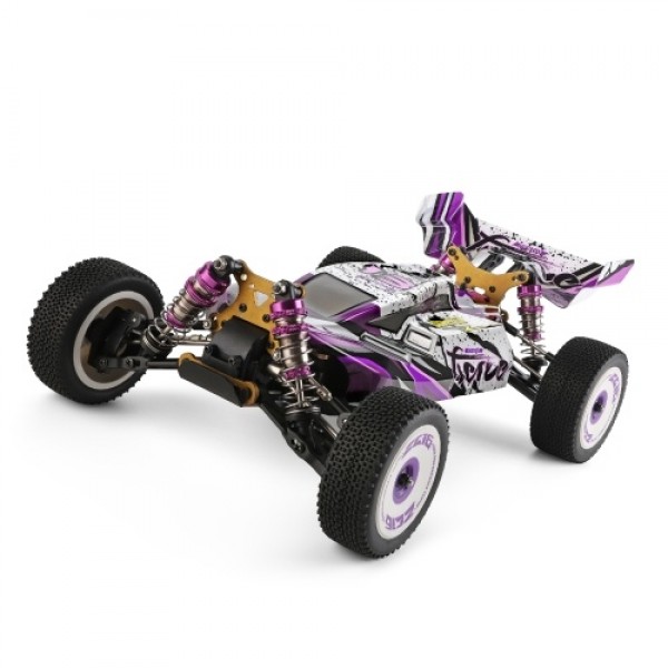 Wltoys 124019 1/12 2.4GHz Racing RC Car 55km/h Off-Road Drift Car RTR 4WD with Aluminum Alloy Chassis Zinc Alloy Gear