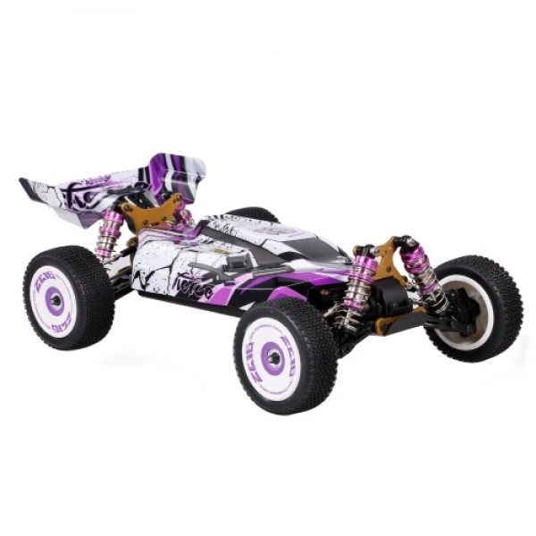 Wltoys 124019 1/12 2.4GHz Racing RC Car 55km/h Off-Road Drift Car RTR 4WD with Aluminum Alloy Chassis Zinc Alloy Gear