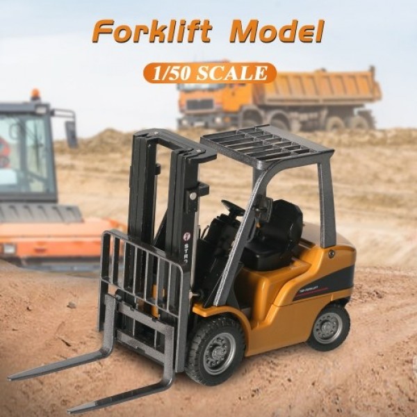 Forklift Model 1/50 Metal Fork Truck Engineering Car Vehicle