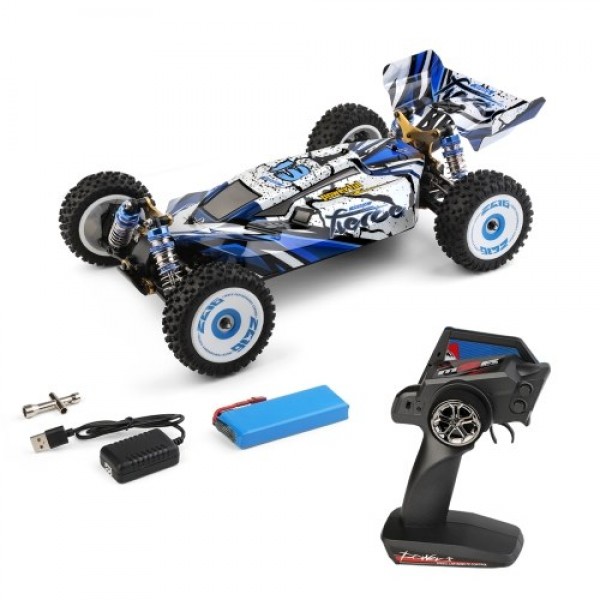 WLtoys 124017 RC Car Off-Road Car High Speed RC Crawler 1/12 2.4GHz Racing Car 75km/h 4WD RTR Metal Chassis