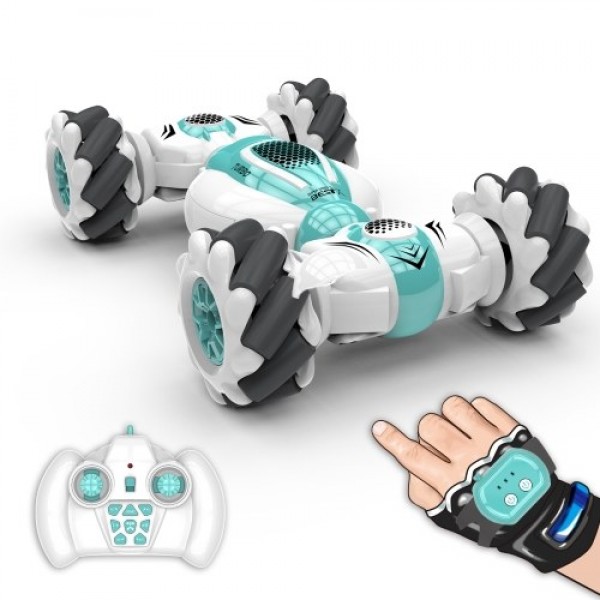 S-012 RC Stunt Car 2.4GHz 4WD Remote Control Watch Gesture Sensor Deformable Electric Toy Cars