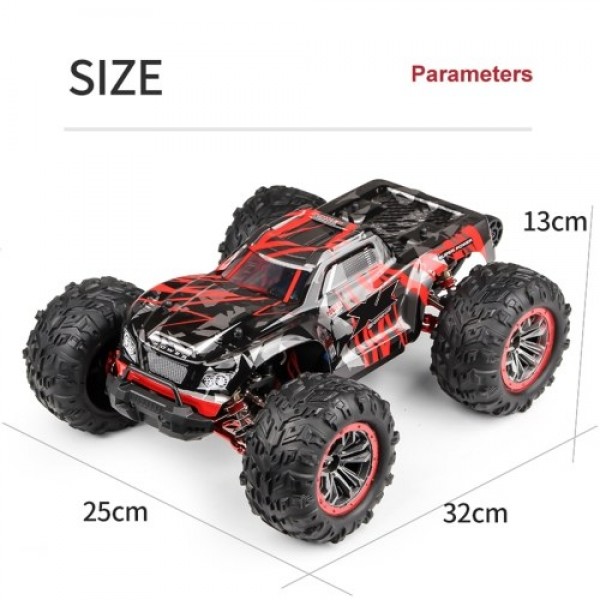 2.4GHz 4WD 75km/h Off-Road Car 1/14 Brushless Motor Racing Car Remote Control Truck