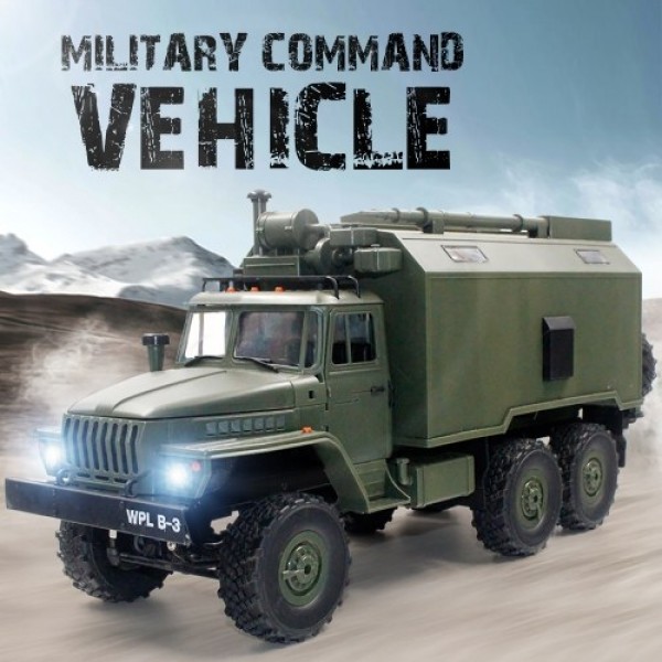 WPL B-36 1:16 2.4G 6WD RC Car Military Command Vehicle Army Car