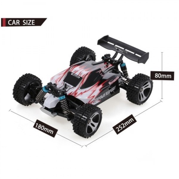 Wltoys A959 1:18 2.4Ghz Off Road RC Trucks 4WD 45KM/H High Speed Vehicle Racing Buggy Car RTR