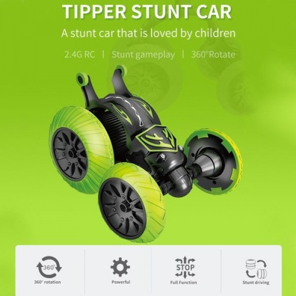 2.4Ghz RC Stunt Car 3D Rotating Drift Tripper Stunt Car Climbing Drift Deformation Buggy Car Flip Kids Robot Electric Boy Toys