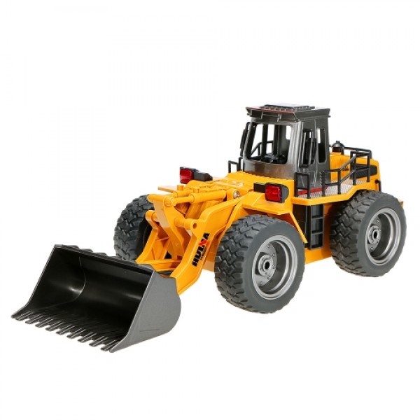 Original HUI NA TOYS NO.1520 2.4G 6CH Mini RC Bulldozer Engineering Vehicle Truck Toys