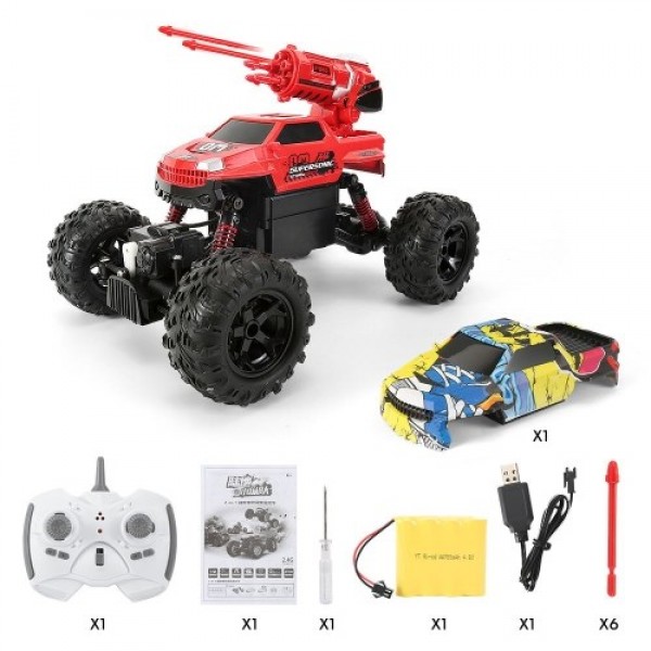 1/12 2.4GHz 4WD Toy Cars 2 in 1 Desert Buggy Car Off Road High Speed RC Car